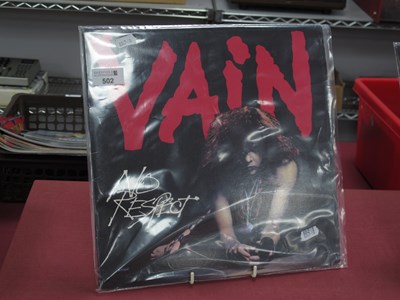 Lot 502 - Vain - No Respect, (Island ILPS9938, 1989) VG+.