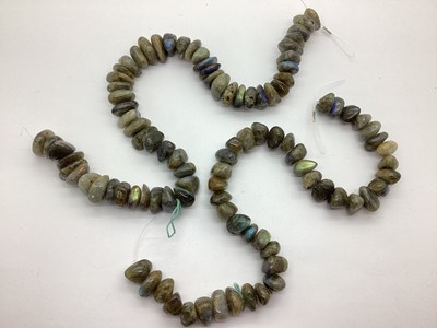 Lot 185 - Tumbled Labradorite Beads, (for restringing).