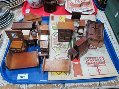 Lot 1131 - Collection of Dolls House Furniture, eleven...