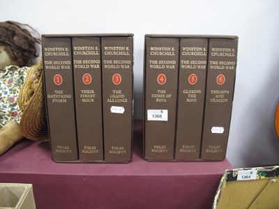 Lot 1368 - Folio Society: Winston S Churchill - The...