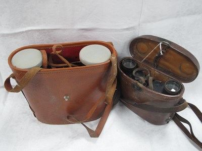 Lot 1422 - Bausch & Lomb WWI Military Binoculars, stamped...