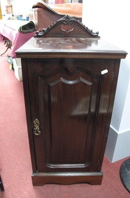 Lot 1657 - Early XX Century Mahogany Pot Cupboard, with a...