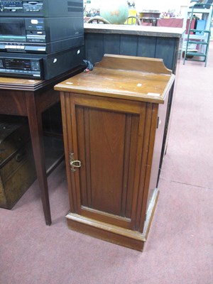 Lot 1614 - Early XX Century Walnut Pot Cupboard, with a...