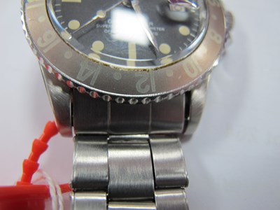 Lot 264 - Rolex; A GMT Master Automatic Gent's...