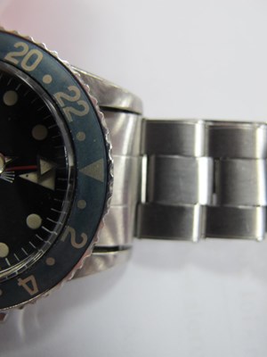 Lot 264 - Rolex; A GMT Master Automatic Gent's...