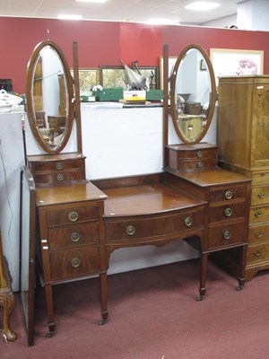 Lot 1579 - Edwardian Mahogany Dressing Table, with...