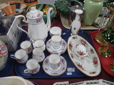 Lot 1323 - Royal Albert 'Petit Point Chintz' Coffee Set,...