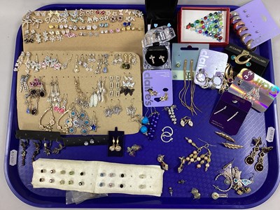 Lot 9 - An Assortment of Modern Earrings, to include...