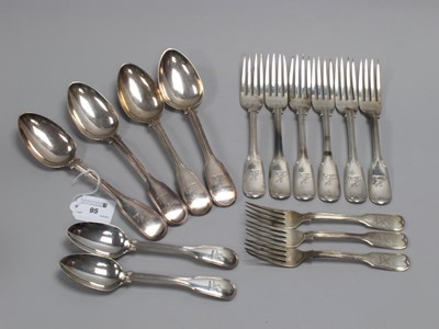 Lot 95 - A Part Canteen of Scottish Hallmarked Silver...