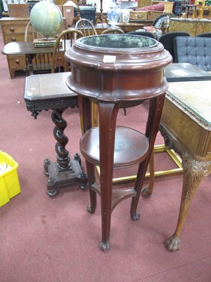 Lot 1645 - Mahogany Plant Stand Circa Early XX Century,...