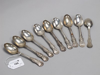 Lot 105 - A Set of Nine Provincial Hallmarked Silver...