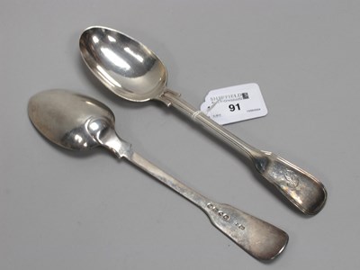 Lot 91 - A Pair of Hallmarked Silver Fiddle and Thread...