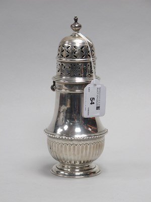 Lot 54 - A Large Hallmarked Silver Sugar Caster, SWS&Co,...