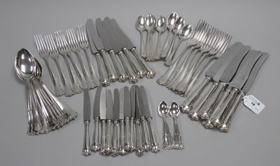 Lot 18 - A Set of Six German Table Knives and Forks,...