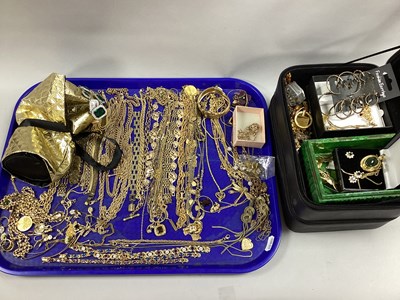 Lot 2 - A Collection of Gilt Tone Jewellery, to...