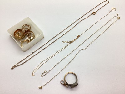 Lot 196 - Scrap Jewellery - Assorted Chains, etc.