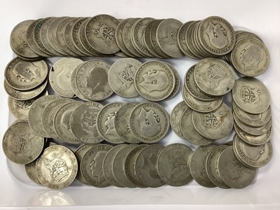 Lot 477 - Collection Of Pre 1947 Silver One Shillings,...