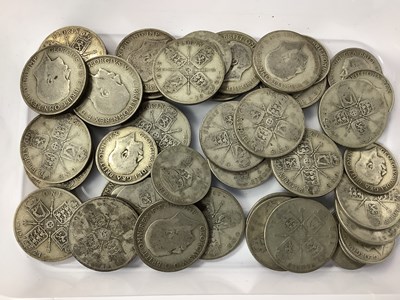 Lot 490 - GB Pre 1947 Silver Coins, including Florins,...