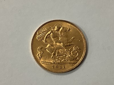 Lot 546 - 1911 George V Gold Half Sovereign.