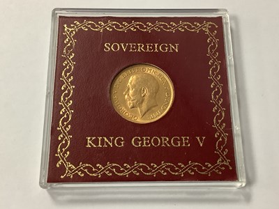 Lot 563 - 1912 George V Gold Sovereign, encapsulated.