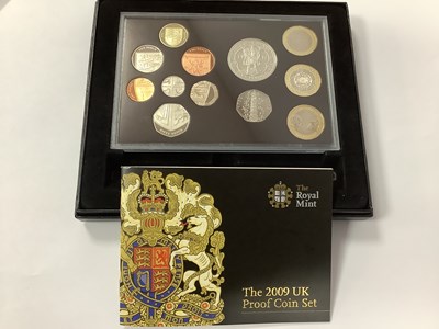 Lot 537 - 2009 Royal Mint UK Proof Coin Set, including...