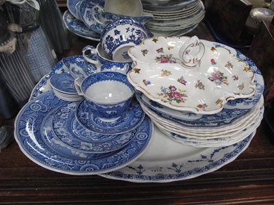 Lot 1312 - Six Spode Blue Room Georgian Series Mini...