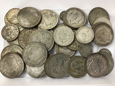 Lot 489 - Collection Of GB Pre 1947 Silver Coins,...