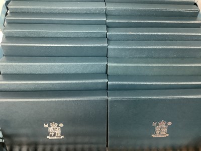 Lot 442 - Sixteen Royal Mint UK Proof Year Coin Sets,...