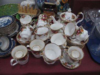 Lot 1192 - Royal Albert Old Country Roses part tea...