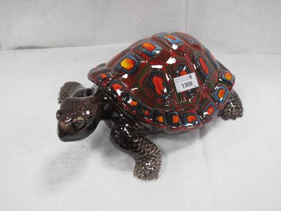 Lot 1309 - Anita Harris Extra Large Model of a Tortoise,...