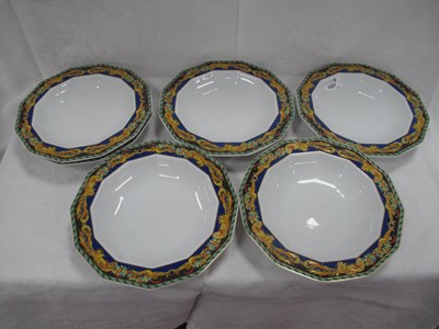 Lot 1227 - Rosenthal "Le Roi Soleil' Versace Soup Plates,...