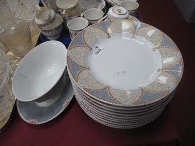 Lot 1316 - Royal Copenhagen 621 Soup Plates (x 10), four...