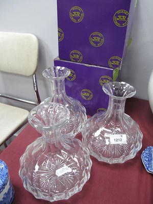 Lot 1212 - William Yeoward Glass Decanters (no stoppers),...