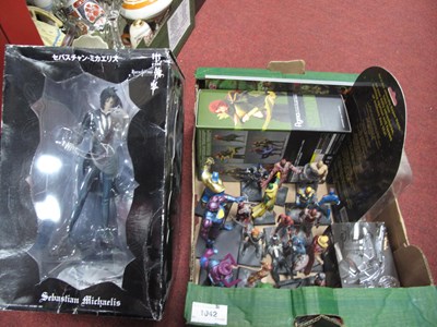 Lot 1042 - Eaglemoss Marvel figurines, playworn, Anime...