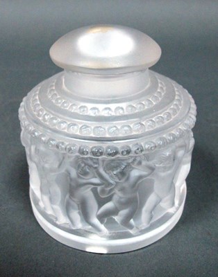 Lot 1050 - A Lalique Frosted Glass Scent Bottle and...