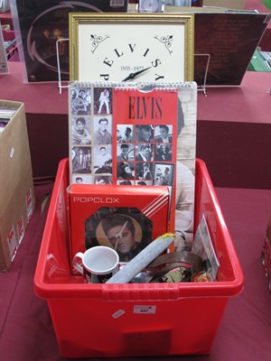 Lot 497 - Elvis Presley Memorabilia, playing cards,...