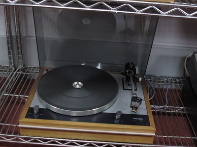 Lot 453 - Thorens TD160 Turntable, fitted with a Shure...