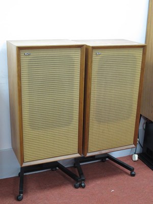Lot 403 - Bower and Wilkins DM3 Speakers, on stands...
