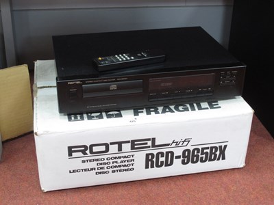Lot 425 - Rotel R D-965BX CD Player, with remote and...