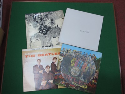 Lot 572 - Beatles Interest, four lps, White album (U.S...