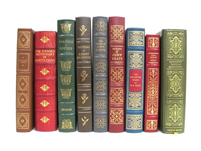 Lot 1372 - Easton Press - Poetry Books. 'Aristotle...