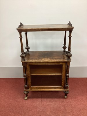 Lot 1503 - A XIX Century Walnut Music Cabinet, with...