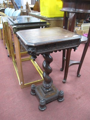 Lot 1644 - Late XIX Century Oak Occasional Table, with...