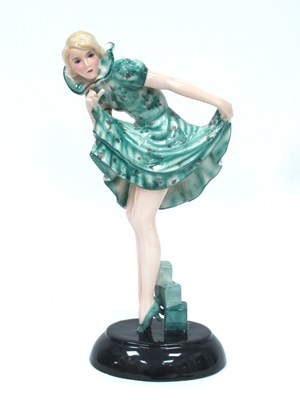 Lot 1129 - A Goldscheider Art Deco Pottery Figure, by...