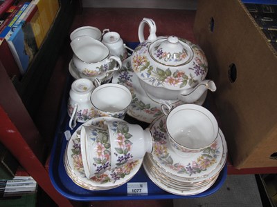 Lot 1077 - Paragon 'County Lane' Table China, of...