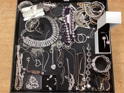 Lot 81 - A Quantity of Modern Diamanté Set Jewellery,...