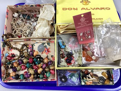 Lot 43 - Loose Imitation Pearl Beads and Other Beads,...