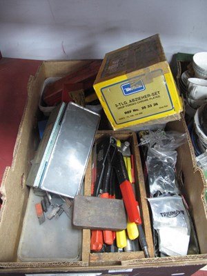 Lot 1056 - Abzieher Set, spanners, drill bits, many other...