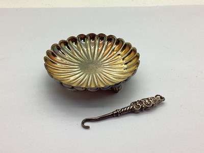 Lot 180 - A Hallmarked Silver Hugh Crawshaw Footed...