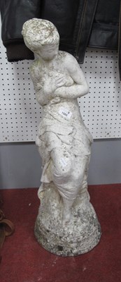 Lot 1565 - Reconstituted Stone Garden Figure of a female,...